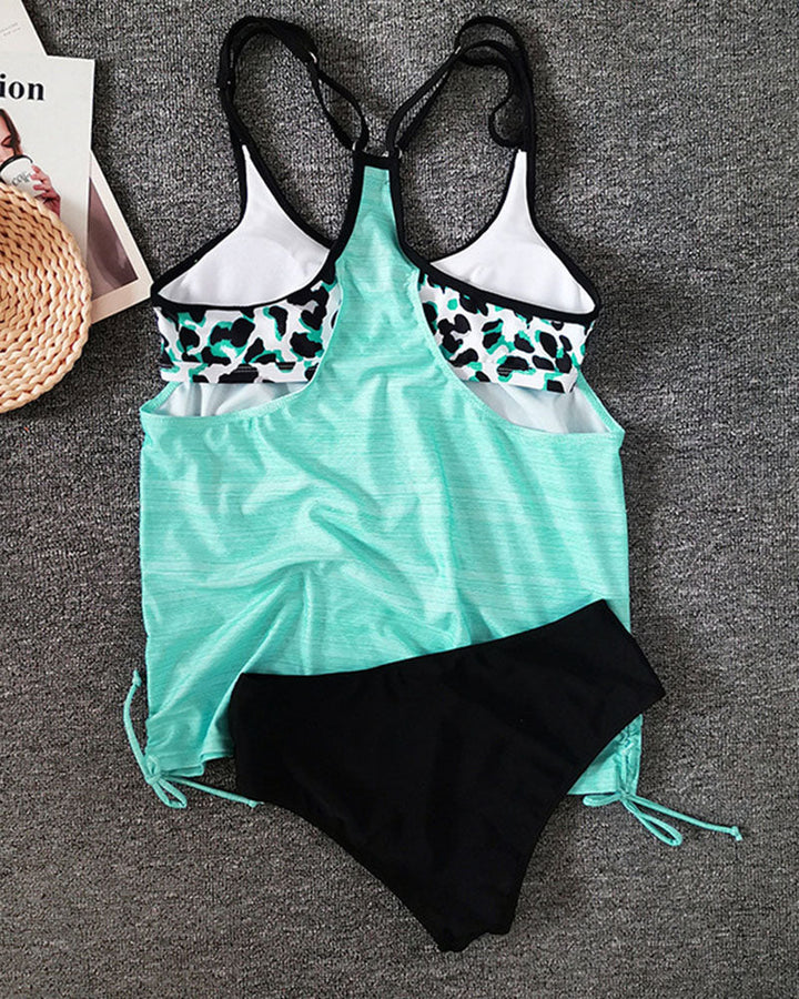 Augustus - Tankini med leopardprint