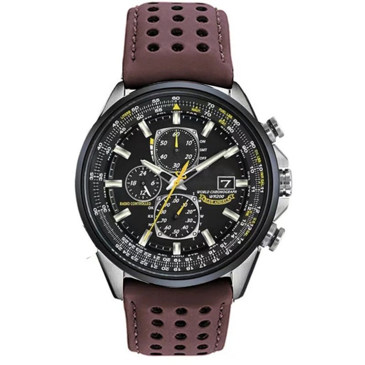 Leve™ | Luxe Eco-Drive Chronograaf Horloge