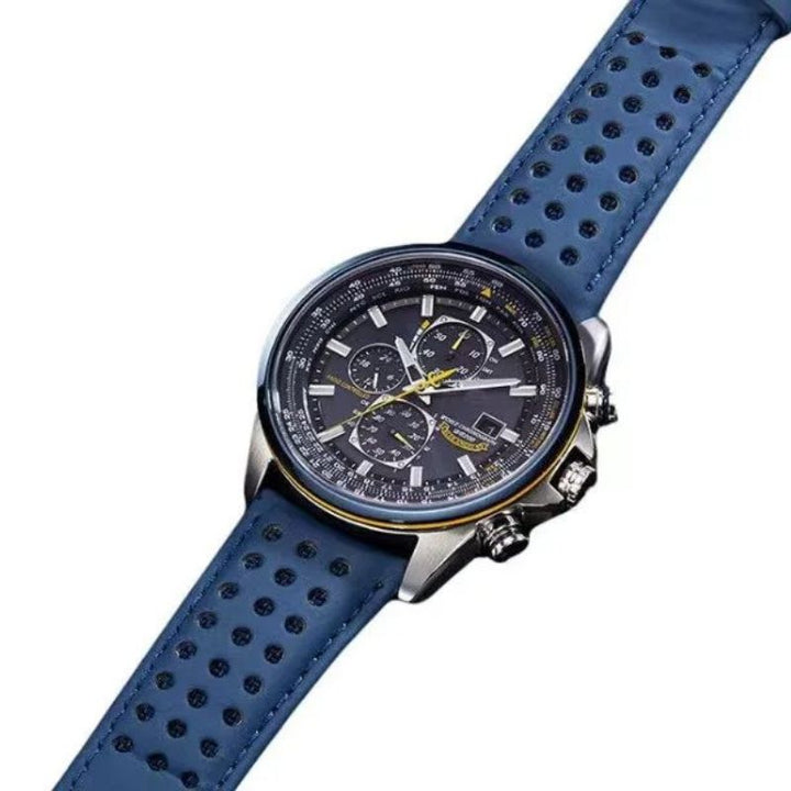 Leve™ | Luxe Eco-Drive Chronograaf Horloge