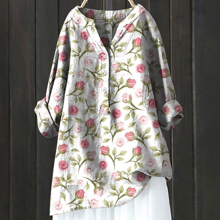 Abris™ | Elegante Bloemen Overhemdjurk