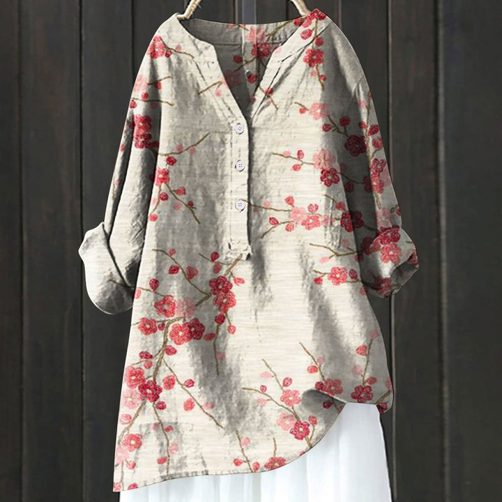 Abris™ | Elegante Bloemen Overhemdjurk