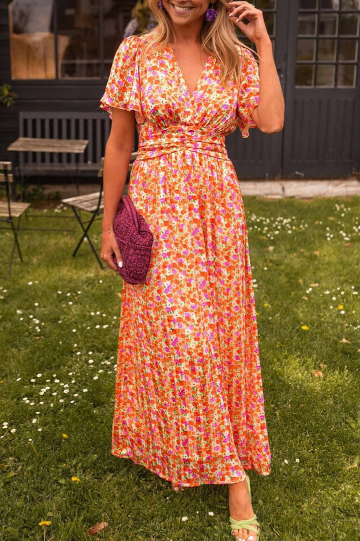 Jacy™ | Elegante en Luchtige Lange Bloemenjurk