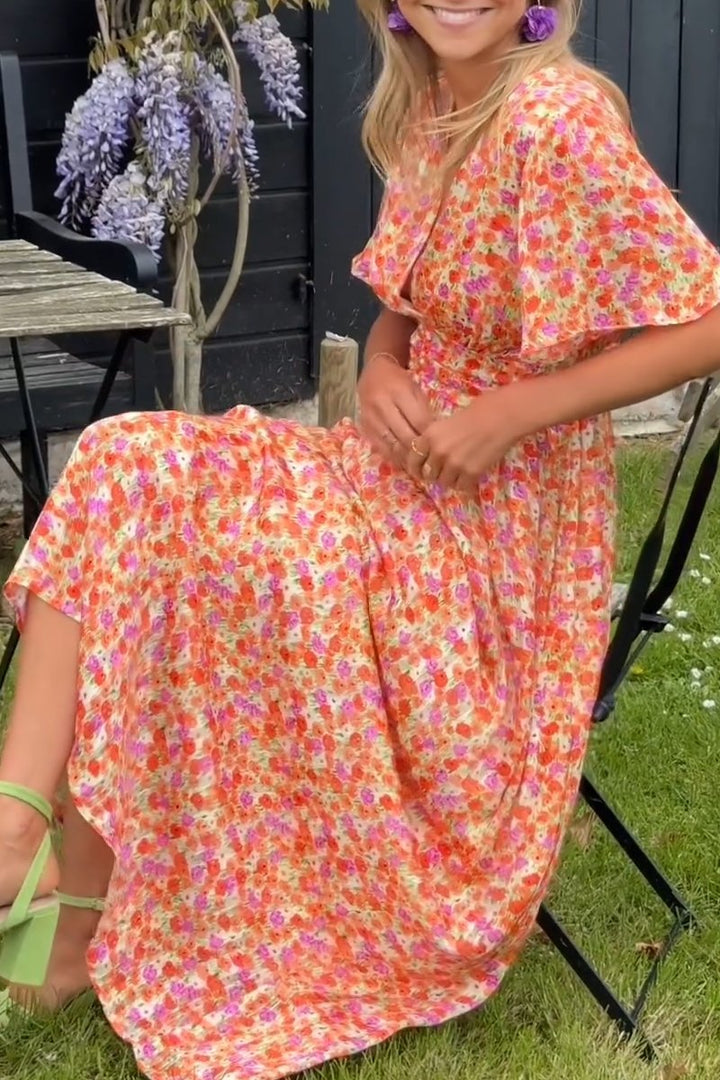 Jacy™ | Elegante en Luchtige Lange Bloemenjurk